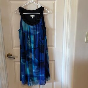 Blue Sleeveless Sundress
